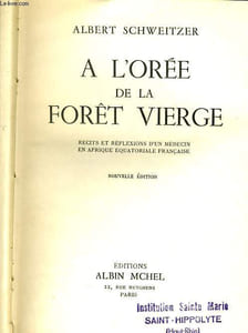 A L'OREE DE LA FORÊT VIERGE récits et féflexions d'un médecin en Afrique equatoirale française