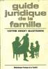 GUIDE JURIDIQUE DE LA FAMILLE votre droit quotidien. H. DURAND