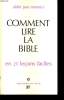 COMMENT LIRE LA BIBLE en 25 le&ccedil;ons faciles - Petite iniatition biblique. ABBE JEAN MARTUCCI