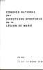 CONGRES NATIONAL DES DIRECTEURS SPIRITUELS DE LA LEGION DE MARIE le 11 et 12 mars. COLLECTIF