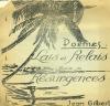 POEMES LAIS ET RELAIS suivis de Résurgences. JEAN GILBERT