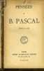 PENSEES DE B. PASCAL (édition 1670). R. P. LEONCE DE GRANDMAISON