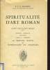 SPIRITUALITE D'ART ROMAIN SAINT PAUL DE VARAX. R.P. Jh. FROMENT