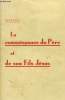 LA CONNAISSANCE DU PERE ET DE SON FILS our se disposer à faire tout ce qu'il demande. COLLECTIF