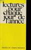 LECTURES POUR CHAQUE JOUR DE L'ANNEE n°1 : de l'avent. COLLECTIF