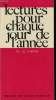 LECTURES POUR CHAQUE JOUR DE L'ANNEE n°3 : Le carême. COLLECTIF