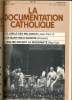 LA DOCUMENTATION CATHOLIQUE n° 6 : Le jubilé des religieux (Jean Paul II) - Les martyrs d'angers (dossier) - L'église devant la modernité (Mgr Eyt). ...