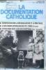 LA DOCUMENTATION CATHOLIQUE n°1 : Exhortation sur la réconciliation et la pénitenc - La politique antireligieuse de l'URSS (dossier) - Le dialogue ...