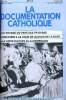 LA DOCUMENTATION CATHOLIQUE n° 12 : Le voyage du pape au Pays Bas - Discours à la cour de jutice de la Haye - La visite du pape au Luxembourg. ...