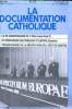 LA DOCUMENTATION CATHOLIQUE n° 20 : Le 40e anniversaire de l'ONU (Jean Paul II) - VIe symposium des évêques d'Europes (Dossier) - Tricentenaire de la ...