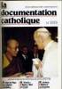 LA DOCUMENTATION CATHOLIQUE n° 5 : Appel aux pape aux religions mondiale - Dossier : L'église, l'Etat et l'école en Italie - Afrique : L'église et la ...