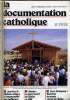 LA DOCUMENTATION CATHOLIQUE n° 10 : Jean Paul II : Réflexion éthique et responsabilité de théologie - Dossier : le plan d'avenir de l'église au Chili ...