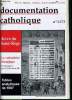 LA DOCUMENTATION CATHOLIQUE n° 22 : Le calendrier liturgique - Tables analytiques de 1997. COLLECTIF