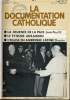 LA DOCUMENTATION CATHOLIQUE n° 1 : La journée de la paix - Le synode Ukrainien - L'église en Amérique Latine. COLLECTIF
