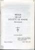 REGLES DE LA SOCIETE DE MARIE. COLLECTIF