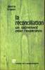 LA RECONCILIATION un sacrement pour l'espérance. PIERRE TRIPIER