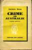 CRIME EN AUSTRALIE. ARTHUR REES