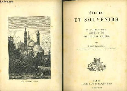 ETUDES ET SOUVENIRS souvenir d'Italie - Léon XIII poète - Une viste au Montorio