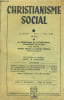 CHRISTIANISME SOCIAL - 61E ANNEE N&deg;6-7 MAI JUIN 1953 - LES CONDITIONS DE LA COEXISTENCE CONDITIONS DE LA PAIX - JUSTICE FISCALE ET JUSTICE SOCIALE - ...