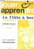 JOUER ET APPRENDRE LA FLUTE A BEC SOPRANO METHODE VIVANTE RECUEIL 1.. MICHEL SANVOISIN