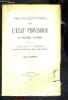 DE L'ETAT PROVISOIRE EN MATIERE D'ORDRE - THESE POUR LE DOCTORAT SOUTENUE DEVANT LA FACULTE DE DROIT DE BORDEAUX LE 28 NOVEMBRE 1903 A 2H 1/2 DU ...