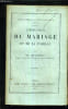 L'EVOLUTION DU MARIAGE ET DE LA FAMILLE.. CH.LETOURNEAU