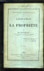 L'EVOLUTION DE LA PROPRIETE.. CH.LETOURNEAU