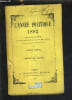 L'ANNEE POLITIQUE 1882 AVEC UN INDEX RAISONNE UNE TABLE CHRONOLOGIQUE DES NOTES DES DOCUMENTS ET DES PIECES JUSTIFICATIVES - NEUVIEME ANNEE.. DANIEL ...