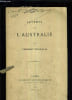 LETTRES SUR L'AUSTRALIE.. PICROCHOLE PHILIBERT