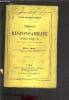 THEORIE DE LA RESPONSABILITE POLITIQUE.. COSSE EMILE