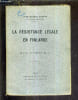 LA RESITANCE LEGALE EN FINLANDE.. CASPAR JEAN JACQUES