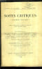 NOTES CRITIQUES SCIENCES SOCIALES - 3E ANNEE N&deg;19 NOUVELLE SERIE NOVEMBRE 1902 - N&deg;11 AU N&deg;20 EN UN SEUL VOLUME.BULLETIN BIBLIOGRAPHIQUE. COLLECTIF