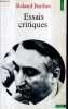 ESSAIS CRITIQUES.. BARTHES ROLAND