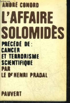 L'AFFAIRE SOLOMIDES.. CONORD ANDRE