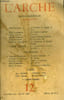 L'ARCHE N&deg;12 DECEMBRE 1945-JANVIER 1946 - Un embarras de langage en 1817 - de Catane &agrave; Palerme - paraboles - po&egrave;mes de dessous le plancher - et il se ...