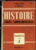 HISTOIRE DE 1815 A 1939 - CLASSE DE TROISIEME DES COURS COMPLEMENTAIRES.. P.HALLYNCK & M.BRUNET