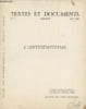 "Textes et documents - trimestriel N&deg;3 - L'antis&eacute;mitisme - Collection des ""cahiers p&eacute;dagogiques"". Pour les enseigements du second degr&eacute;". Collectif