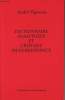 Dictionnaire analytique et critique de la renaissance. Figueras André