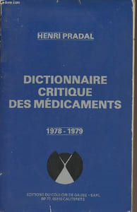 Dictionnaire critique des médicaments 1978-1979