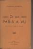 Ce que Paris a vu (souvenirs du siège de 1870-71). Laurent Charles