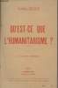 Qu'est-ce que l'humanitarisme ?. Relgis Eug&egrave;ne