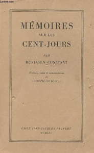 Mémoires sur les cent-jours