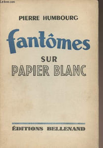 Fantômes sur papier blanc