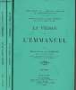 La vierge et l'emmanuel - Tome 1 à 3 - Cinquantenaire de la définition dogmatique de l'immaculée-conception - Republié 60 ans après l'apparition de la ...