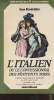 "L'Italien ou le confessionnal des pénitents noirs - Collection ""bibliothèque excentrique"" n°507". Radcliffe Ann