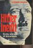 Hitler inédit - Ecrits intimes et documents. Maser Werner
