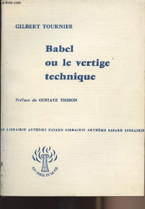 "Babel ou le vertige technique - collection ""Les idées et la vie"""