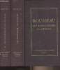 Les confessions, les rêveries Tome I et tome II (2 volumes). Rousseau