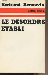 "Le sésordre établi - collection ""Lutter"""