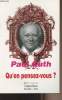 Qu'en pensez-vous ?. Guth Paul